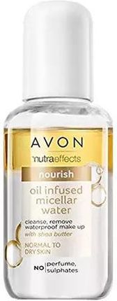 Avon Nutra Effects Nourish Oil Infused Micellar Water Płyn Micelarny Z Olejkiem 50Ml
