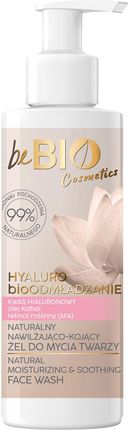 Bebio Cosmetics Hyaluro Naturalny Nawilżająco Kojący Żel Do Mycia Twarzy 150 Ml