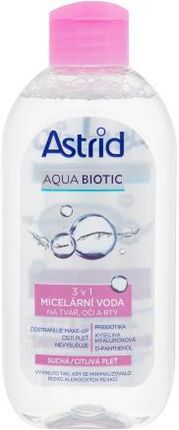 Astrid Aqua Biotic 3In1 Micellar Water Dry Sensitive Skin Płyn Micelarny 200Ml