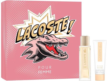 Lacoste Pour Femme Woda Perfumowana   50 ml + Balsam Do Ciała 50 ml