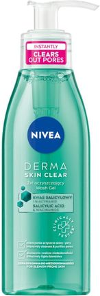 Nivea Derma Skin Clear Żel Oczyszczający Przeciw Niedoskonałościom 150Ml