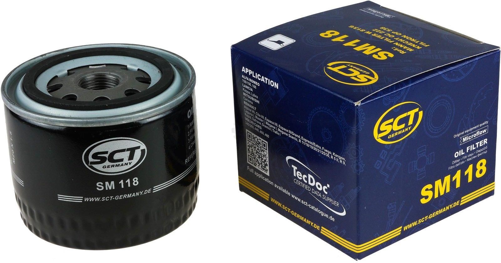 Filtr oleju Sct Germany Filtr Oleju Op645 Sm118 Sct Sm 118 - Opinie i ...