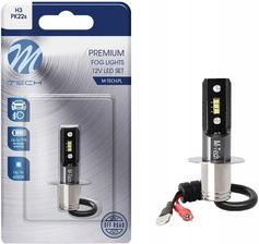 M-Tech Żarówka H3 Led 6X1616Smd Biała Lb503W