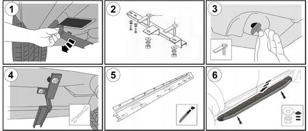 Arp Stopnie Rury Progi Jeep Grand Cherokee Też Summit Bb005 B - zdjęcie 4