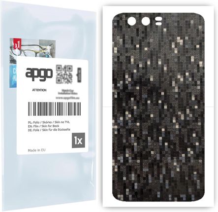 FOLIA NA TYŁ CARBON PIXEL CZARNY DO HONOR 9