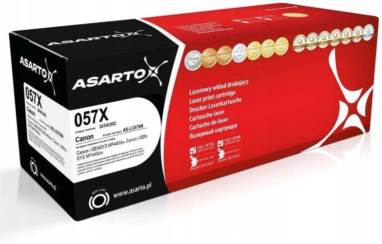 TONER COMPATIBILE CANON 057H 3010C002 Bk Nero 10000 Pagine NO CHIP - Foto 7