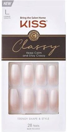 KISS SZTUCZNE PAZNOKCIE CLASSY NAILS KCS01C X28 L - zdjęcie 2