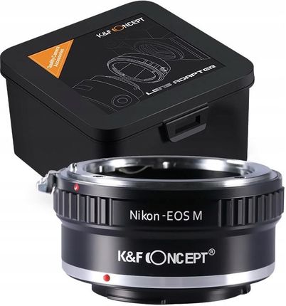 K&F Concept Adapter Nikon na Eos M Ef-mount Ef-m Kf Concept