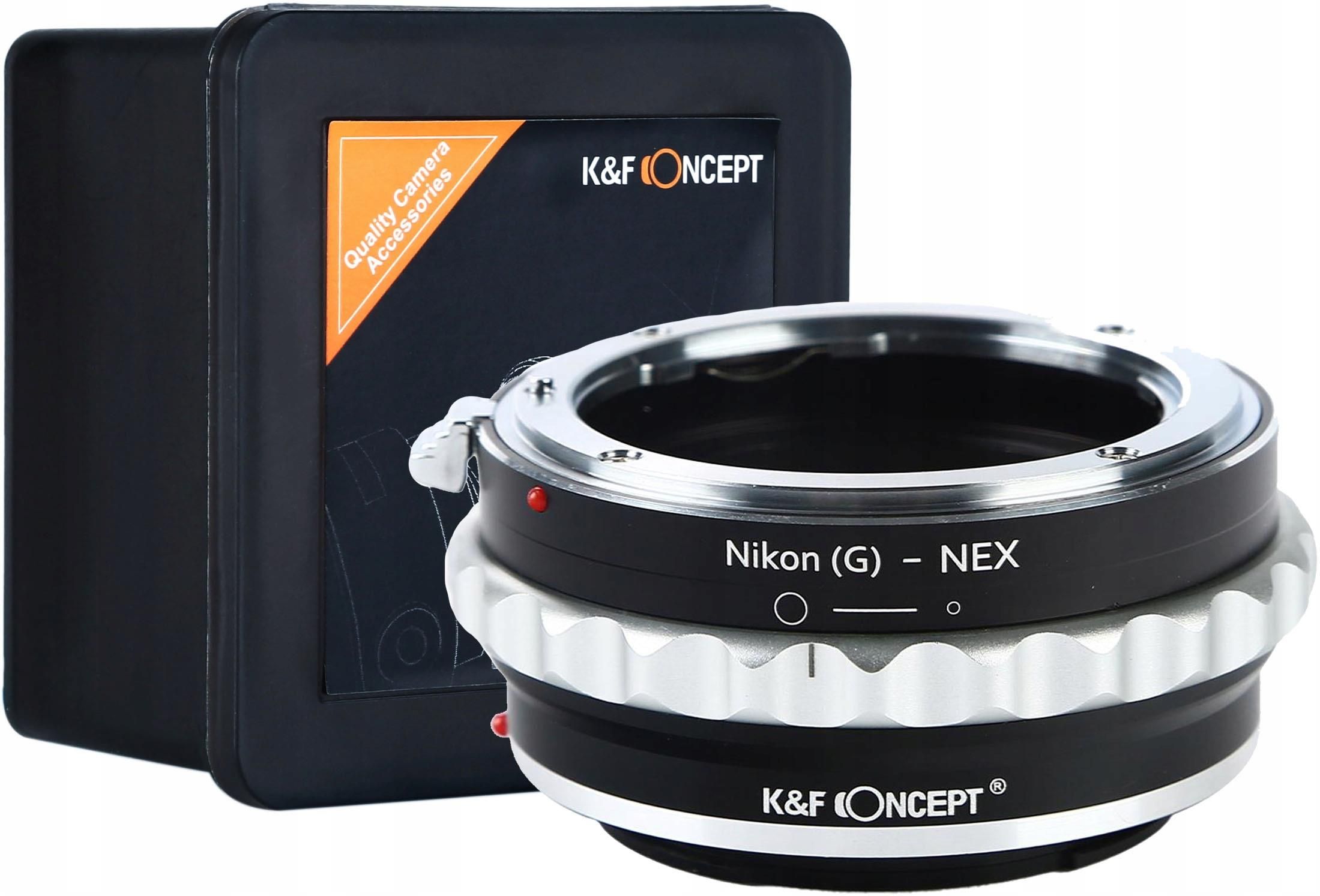 Adaptateur D'Objectif K&F - Nikon G/F/AI/AIS/D Vers Sony E (NEX) - Pour
