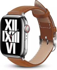 Crong Noble Band - Pasek z naturalnej skóry do Apple Watch 38/40/41 mm (Mokka) (CRG-40NOB-MKA)