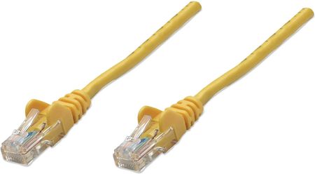 INTELLINET  RJ-45 M/M, 10M KABEL SIECIOWY ŻÓŁTY CAT5E U/UTP (UTP)  (325974)