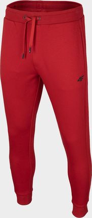 4f Spodnie męskie H4Z22-SPMD351 Czerwony r. S