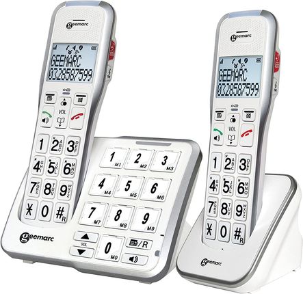 Geemarc 2 Bezprzewodowe Telefony Dla Osób Starszych (595DUO)