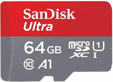 SanDisk Ultra Android microSDXC UHS-I 64GB 140MB/s A1 Class 10 + Adapter SD