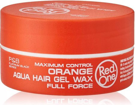 Red One Aqua Hair Gel Wax Full Force Wosk Do Włosów Orange 150Ml 