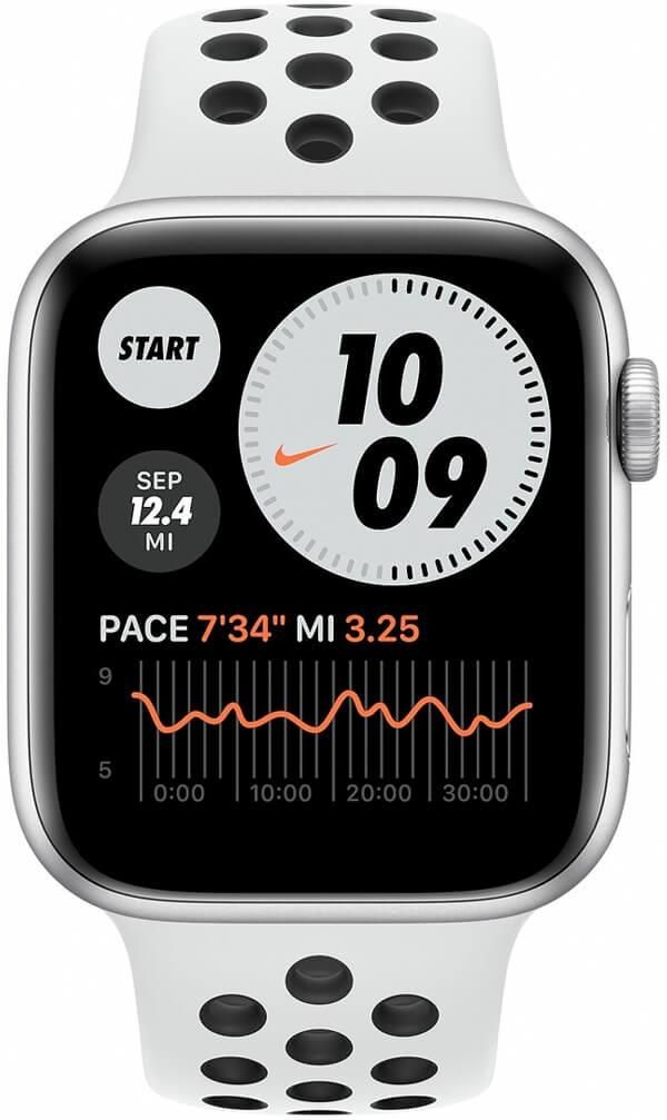 Apple Watch SE Nike GPS 44mm Koperta Z Aluminium W Kolorze Srebrnym Z ...