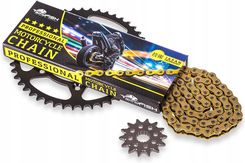 Części motocyklowe Bonyfish Zestaw Napędowy Yamaha Tw 125 Łańcuch X-Ring 1561564651651 - zdjęcie 1