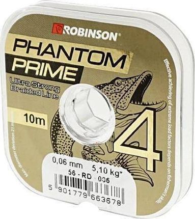Robinson Plecionka Phantom Prime X4 0,08Mm 10M Ciemnozielona