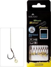 Zdjęcie Mikado Przypon Method Feeder Z Gumką Hak Z Zadziorem Nr 8 / Plecionka: 0.14Mm/10Cm Op.8Szt. - Tykocin