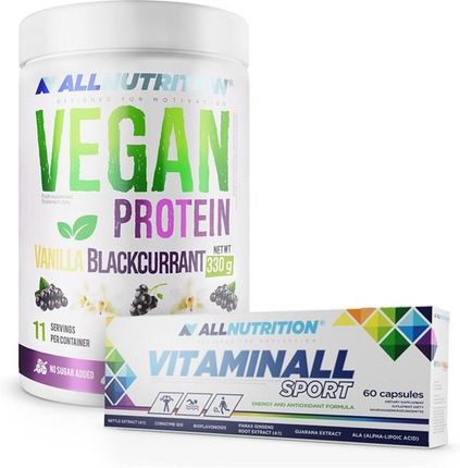 Allnutrition Vegan Protein 500G + Vitaminall Sport 60Caps