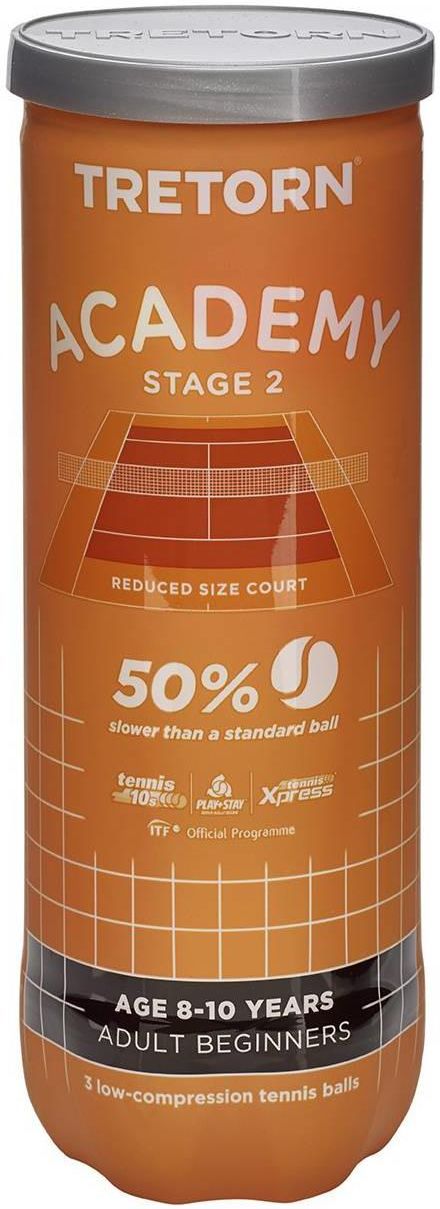 Zdjęcie Tretorn Piłki Tenisowe Academy Stage2 3szt. 473625 - Modliborzyce