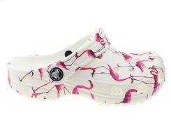 Klapki Crocs Classic Pool Party Clog 207826-1CW white/flamingo