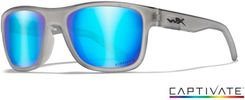 Zdjęcie Wiley X Ovation Captivate Blue Mirror Matte Slate Frame Sunglasses - Krynica-Zdrój