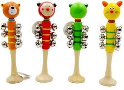 Zdjęcie Askato Dzwoneczki Drewniane Zwierzęta - Brzeziny