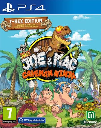New Joe & Mac Caveman Ninja T-Rex Edition (Gra PS4)