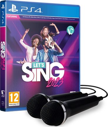 Let's Sing 2023 + 2 mikrofony (Gra PS4)