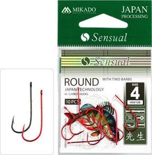 Zdjęcie Mikado Haczyk Sensual Round Zadziory Nr2 Red 10szt. - Piaseczno