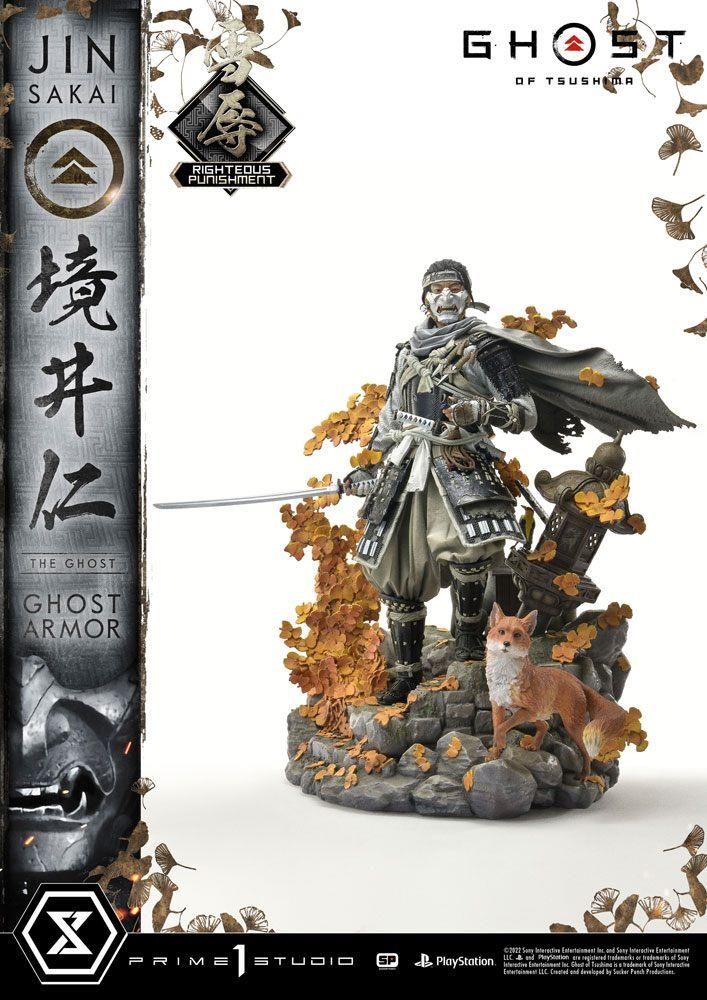 新品未開封 GHOST OF TSUSHIMA JIN SAKAI Figurka ruchoma PlayStation Ghost of Tsushima Jin Sakai