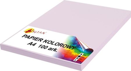 Shan Papier Kolorowy A4 80G Fioletowy Pastelowy 3 100 Arkuszy