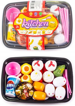 Midex Zestaw Sushi Sztuczne Jedzenie Bento Box Lunch
