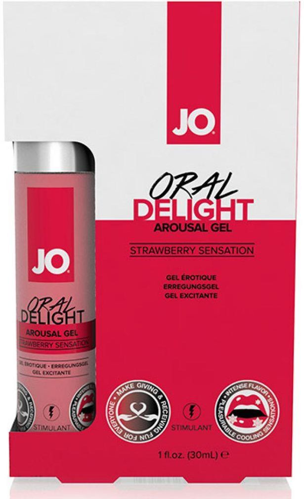 System Jo Żel Do Seksu Oralnego Oral Delight Strawberry Sensation 30 Ml