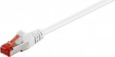 CAT 6 Kabel łączący, S/FTP (PiMF), biały - Długość kabla 1.5 m