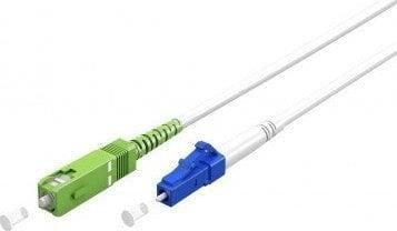 Kabel światłowodowy (FTTH), Singlemode (OS2) White, biały (Simplex), 25 m - Długość kabla 25 m