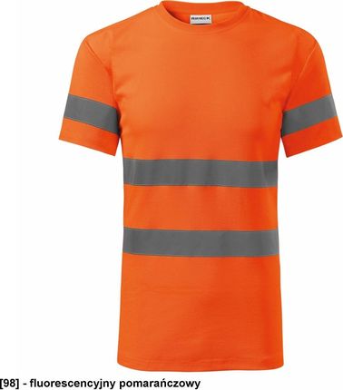 Rimeck Hv Protect 1V9 - Adler Koszulka Unisex, 175 G/M, 45% Poliester, 55% Bawełna, Fluorescencyjny Pomarańczowy 2Xl