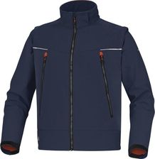 Delta Plus Orsa - Bluza &Quot;Softshell&Quot; Z Poliestru I Elastanu, 2W1, 3 Warstwy Laminowane, Kryty Zamek Błyskawiczny, Kaptur, Kieszenie Czerwono-