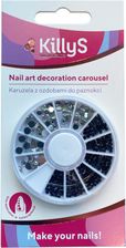 Zdjęcie KILLYS SILVER-BLACK KARUZELA Z OZDOBAMI DO PAZNOKCI, 1 OPAK. - Koszalin