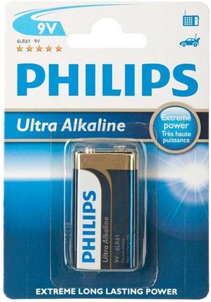 Philips Ultra Alkaline 9V 1 szt (6LR61E1B/10)