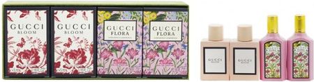 Gucci zestaw miniaturek - Ladies Garden Bloom woda perfumowana 2x5ml + Flora Gorgeous Gardenia woda perfumowana 2x5ml