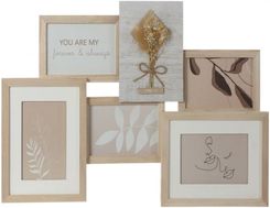 DKD HOME DECOR RAMKA NA ZDJĘCIA SZKŁO NATURALNY SHABBY CHIC (54 X 2,4 X 36,7 CM)