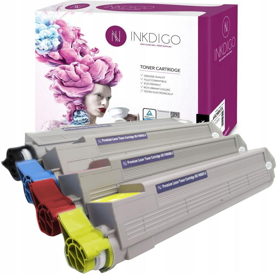INKDIGO 4X ZAMIENNIK XEROX PHASER 7400 106R01077-106R01080 - Opinie i ...