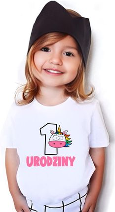 T-shirt Koszulka urodzinowa 1 Urodziny Jednorożec