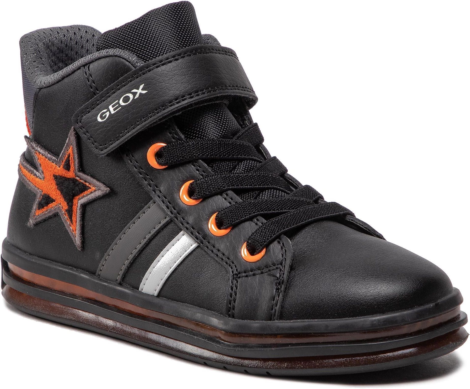 Sneakersy GEOX - J Pawnee B. B J26FGB 054FU C0038 D Black/Orange - Ceny ...