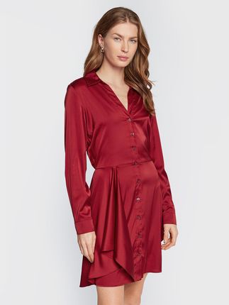 Moda Sukienki Suknie koszulowe edc Sukienka koszulowa niebieski-czerwony Abstrakcyjny wz\u00f3r W stylu casual 