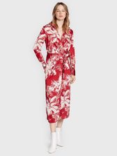 Guess Sukienka koszulowa Dorothee W2BK13 WEX62 Czerwony Regular Fit