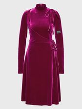 Versace Jeans Couture Sukienka codzienna 73HAO916 Bordowy Regular Fit