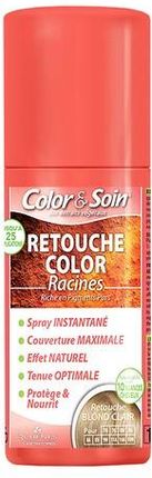 Les 3 Chenes Color&Soin Spray Do Retuszu Odrostów Odcień Jasny Blond 75ml
